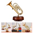 thumbnail image 3 of 1pc Trumpet Shaped Creative Rotating Musical Box Desktop Decorative Melody Box, 3 of 8