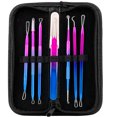 thumbnail image 2 of 7PCS Blackhead Remover Set Stainless Steel Acne Remover Tool Pimple Remover, 2 of 9