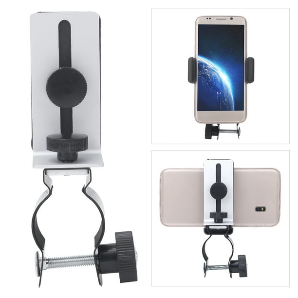 Soporte para fotografía de teléfono móvil, adaptador de montaje de soporte universal de aluminio para teléfono móvil, soporte para teléfono móvil, funcionalidad versátil
