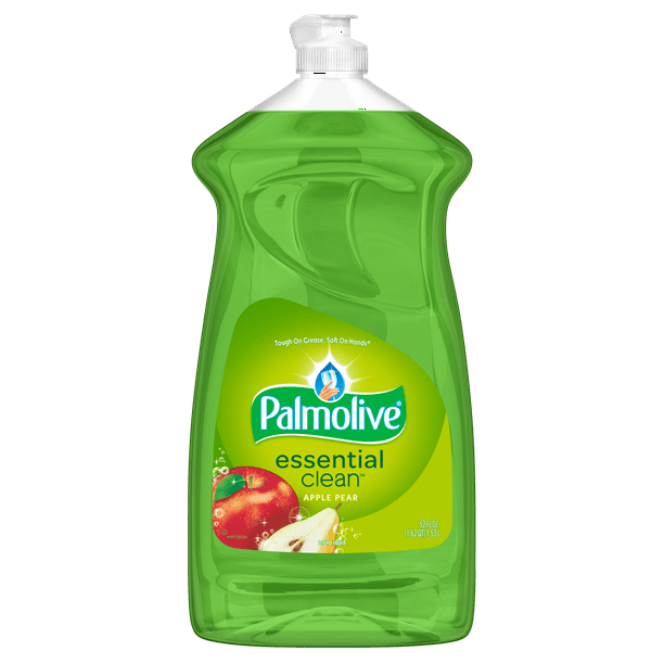 Palmolive Liquid Dish Soap Essential Clean, Apple Pear 52 fluid ounce