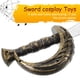 thumbnail image 5 of 1 Juego de pendientes de aro con espada de Cosplay para fiesta de piratas, accesorio de actuación de Halloween, accesorio de vestir de pirata, 5 of 8
