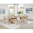 thumbnail image 2 of Kailani 7-piece Rectangular Wood Dining Table Set Beige Oak, 2 of 15