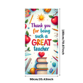thumbnail image 3 of Educational Design Thank You Banner Floral Pattern Stylish Decor Teacher Appreciation for School Events Classroom Decoration Teacher's Day, 3 of 8