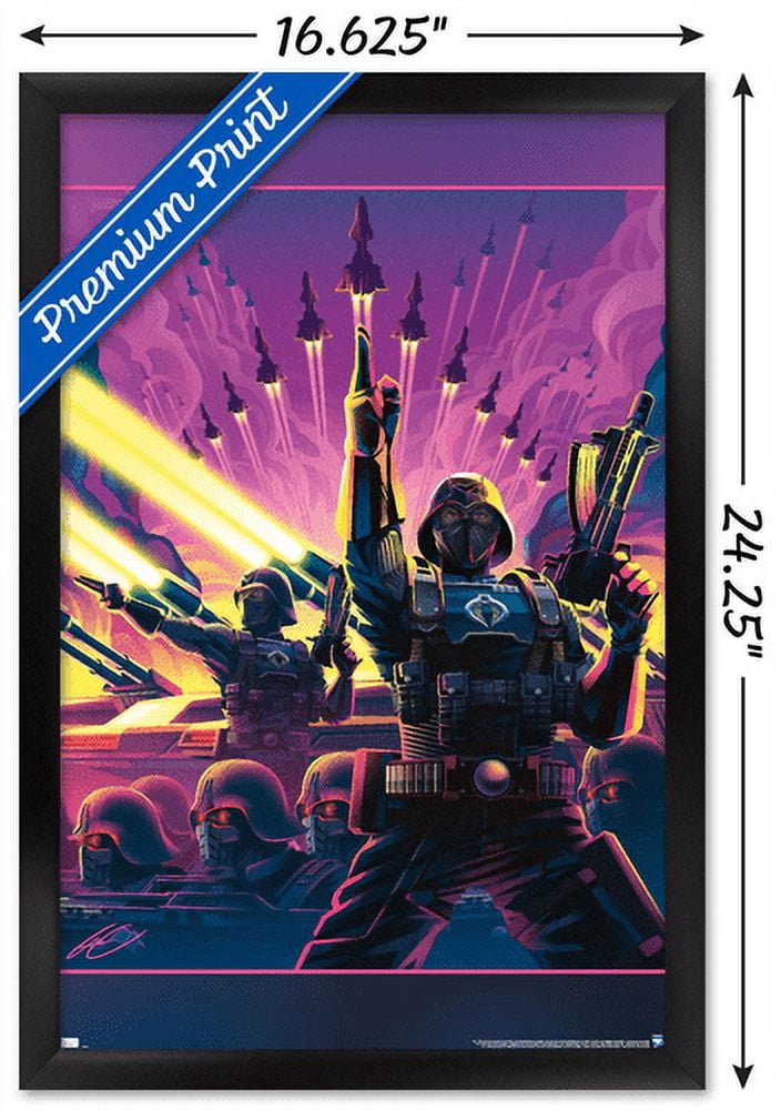 G.I. Joe - Cobra Officer Wall Poster, 14.725" x 22.375", Framed