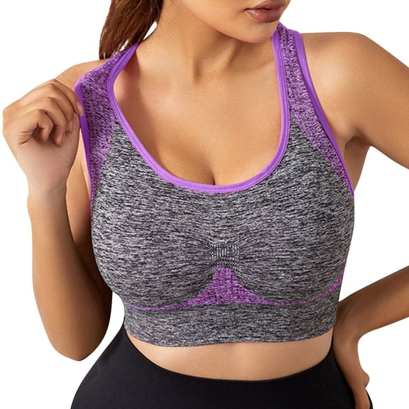 Breathable Yoga Bra for Women Women Sports Bras Strappy Padded Medium Support Yoga Bra Workout Tops For, Women's Yoga Bra S