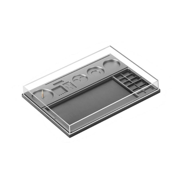 Caja de almacenamiento de piezas de reloj, ligera, para relojeros, para uso doméstico. Estilo B
