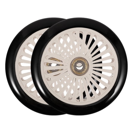 Pretyzoom Scooter Replacement Scooter Wheel White Inside 2Pcs