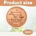thumbnail image 3 of Bird Bath Copper Disk, 3 of 7