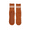 Brown, variant on Women Striped Mid-Calf Non Slip Yoga Socks, Full Sole Silicone Grips Anti-Skid Crew Socks for Pilates Barre Dance Home Workout