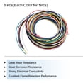 thumbnail image 3 of 30 Gauge Hookup Wire 3.0m/10ft 30AWG Flexible Electrical Wire Tinned Copper Stranded 6 Color, 1.5mm, 3 of 5