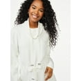 thumbnail image 5 of Scoop Women's Cinched Waist Pullover Top, 5 of 5