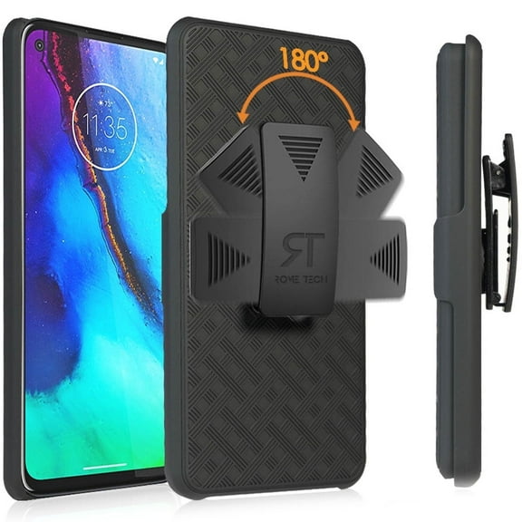 Rome Tech Motorola Moto G Stylus (2020) Shell Holster Combo Case With Belt clip