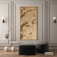 thumbnail image 3 of Large Framed Canvas Print Bird Floral Wall Art Vintage Decorative for Living room Bedroom - 60"x30" Natural Frame, 3 of 7