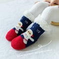 thumbnail image 6 of EnJoCho Clearance Fuzzy Christmas Socks Children Baby Kids Coral Pile Warm Socks Cartoon Baby Socks Adult Xmas Winter Themed Charming Socks Heated Socks Bulk Red Green Cute&Fun, 6 of 8