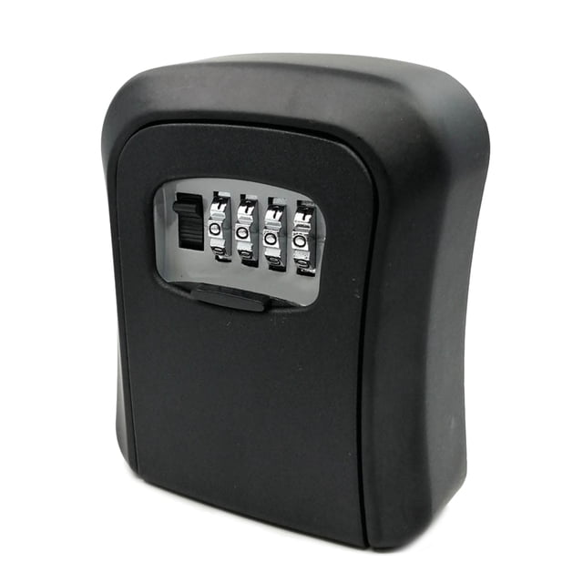 Amdohai Key Lock Box Wall Mount Aluminum Alloy 4-Digit Combination Waterproof