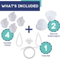 thumbnail image 2 of Accesorios para extractores de leche BabyBuddha, paquete triple de 10 piezas, 2 of 3