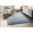 thumbnail image 5 of BoutiqueRugs Greeley Blue Moroccan Area Rug - Blue, Gray, White - 2' x 2'11", 5 of 13