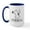 White/Navy Inside, variant on CafePress - #1 PEEPA Large Mug - 15 oz Ceramic Large White Novelty Mug
