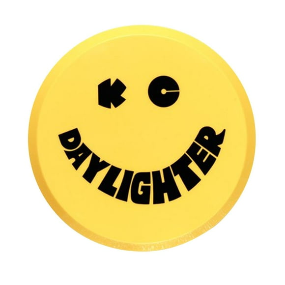 KC Hilites Driving/Fog Light Cover 5202 Driving/Fog Light Cover; 6 Inch Round; Yellow; Hard Plastic; Black KC Daylighter Logo; Single