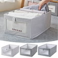 thumbnail image 3 of XMMSWDLA Foldable Closet Storage Box , Clothes Storage Basket Storage Box Miscellaneous Clothes Pants Storage Artifact, Toy Storage Box, 3 of 7