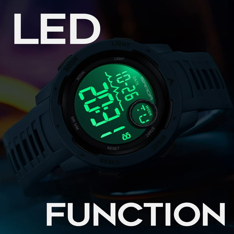 Mens watch deals with alarm function