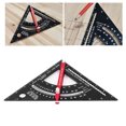 thumbnail image 4 of Woodworking Ruler, Lightweight Angle Adjustable Carpentry Ruler Professional Portable Accurate  Scale Aluminum Alloy With Goniometer For Measuring, 4 of 8