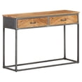 thumbnail image 1 of vidaXL Console Table 110x35x75 cm Solid Acacia Wood, 1 of 5