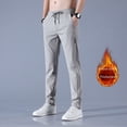 thumbnail image 5 of Camisa de otoño e invierno, pantalones con forro polar Black Label, pantalones de negocios ligeros y gruesos de estilo coreano para hombre de talla grande, 5 of 5