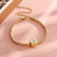 thumbnail image 2 of IEFSHINY Glimmerst Initial Bracelets for Women 14K Gold Filled Initial Bracelets Birthday Gifts for Women, 2 of 5