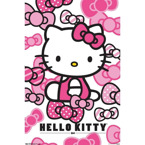 Hello Kitty: 16 Core - Bows Wall Poster, 22.375" x 34", Wall Poster