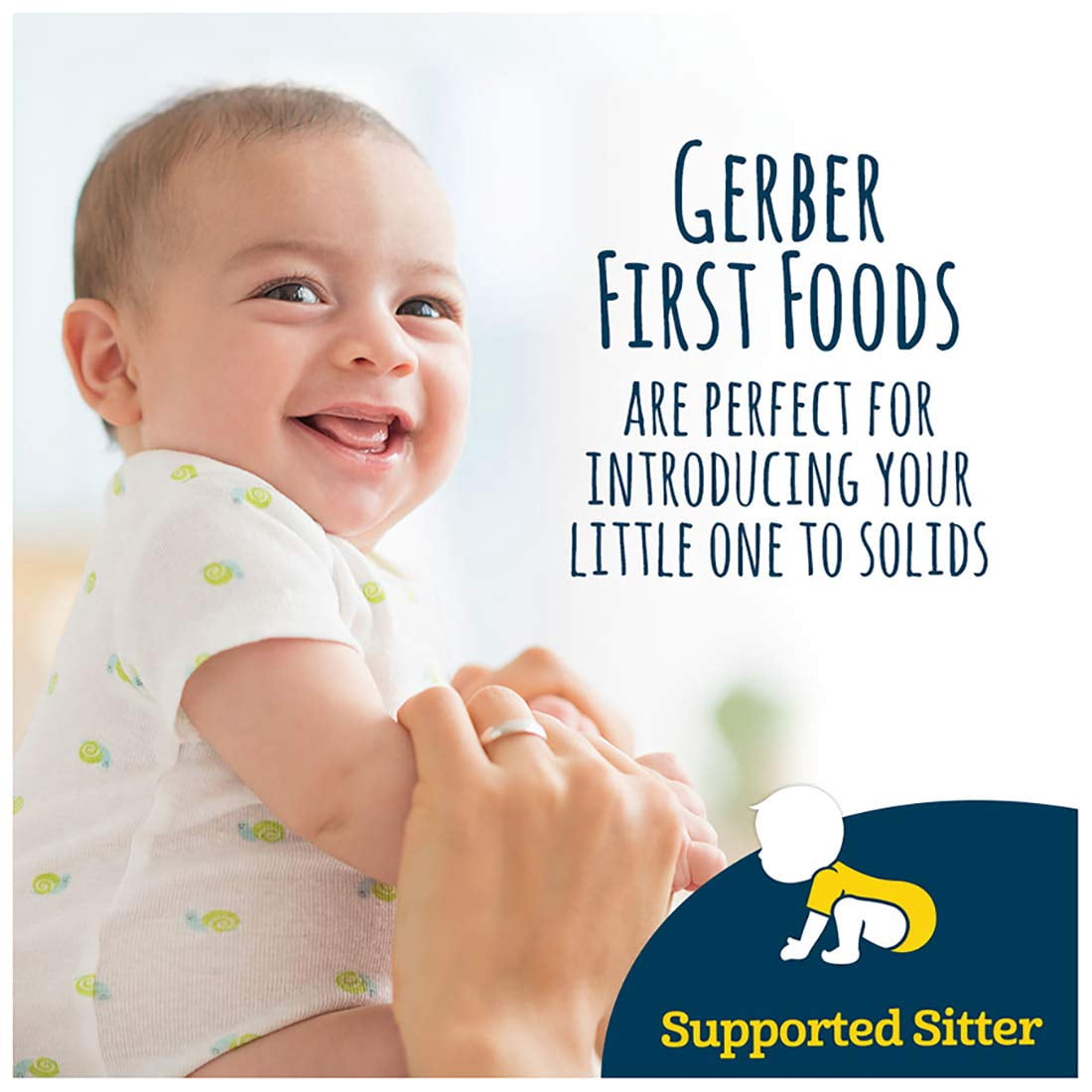 Gerber 1st Foods Baby Food Jars Organic Banana - 4 Ounce, 10 Count