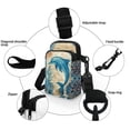 thumbnail image 4 of HELLHERO Skeleton with Rose and Raven Crossbody Sling Bag Unique Gift, Double Deck for Daily Use, Outdoor Travel Daily Use, 4 of 6