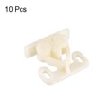thumbnail image 4 of Unique Bargains Furniture Furniture Closet Door Double Roller Catch ABS Beige 10Pcs, 4 of 4