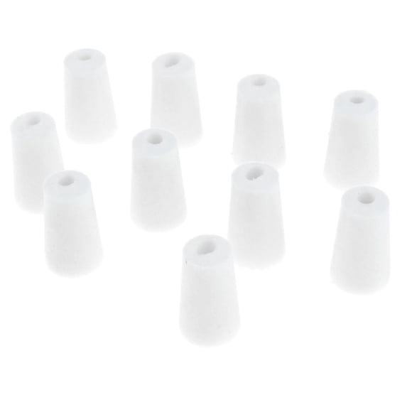 10 Piezas 8-22 Mm Tapón de Goma Resistente Al Calor Tapa Desinfectada Suministros de Laboratorio 17-22 mm