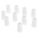 thumbnail image 1 of Tapones de goma Zulema 10 piezas cónicos de laboratorio 1 orificio 17 mm, 1 of 6