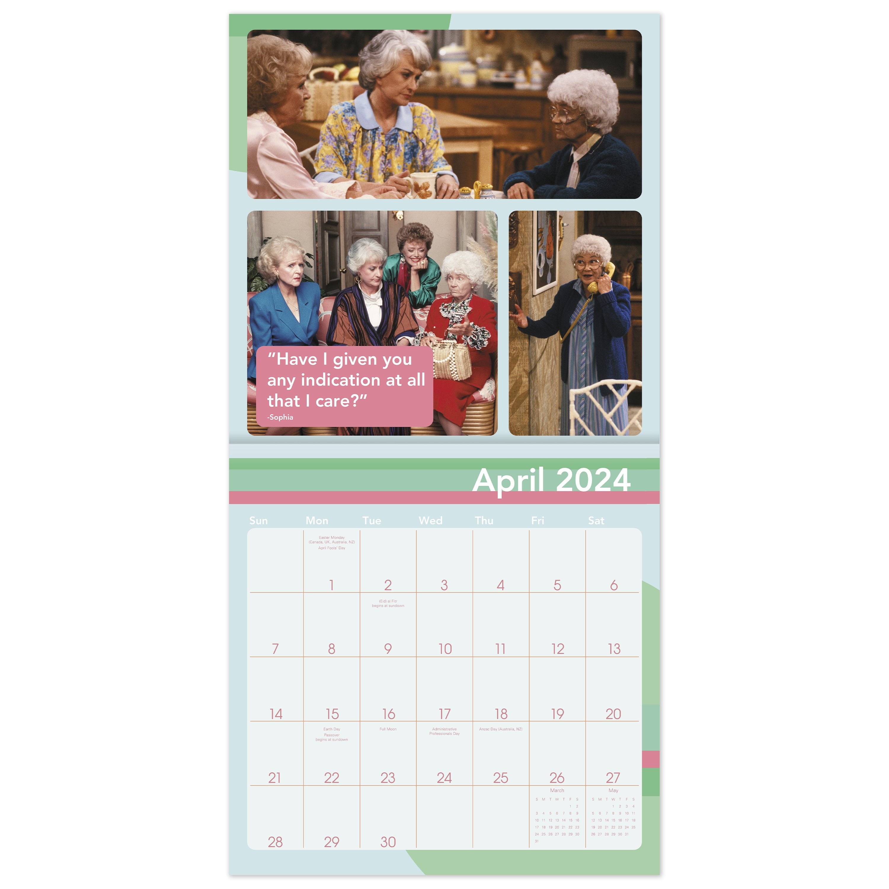 Mead The Golden Girls Wall Calendar