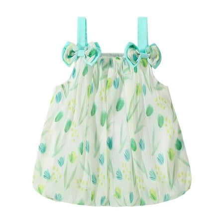 

Girls Toddler Summer Casual Sleeveless Prints Dress Dance Party Dresses Holiday Beach Clothes Girl Clothes Kids Clothes Girls Newborn Girl Clothes Clearance