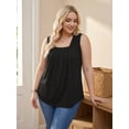 thumbnail image 2 of Oryer Womens Plus Size Tank Tops Sleeveless Tunic Blouses Loose Fit Tops, 2 of 8