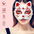 thumbnail image 4 of 10 st Therian Mask Katt Räv Mask Therian Halloween Mask Therian Kostym för Barn Vuxna Tom Mask för Jul Fest & Therian WELLNGS, 4 of 5