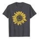 thumbnail image 4 of ICHUANYI Clearance Women's Short Sleeves Floral Print Casual Tops Pullover Blouse T-shirt(Dark Gray, M) ICHUANYI WER2023080906701, 4 of 5