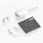 SOUNDPEATS Mini Pro ANC Wireless Earbuds Bluetooth Headphones in-Ear Stereo Earphones,White