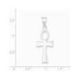 thumbnail image 3 of Sterling Silver Ankh Cross Pendant Charm, 3 of 4