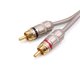thumbnail image 2 of 1M Cable de Audio Estéreo de Cobre Conector RCA Macho a Macho para Coche, 2 of 2