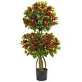 thumbnail image 2 of Nearly Natural 5507 4 ft. Double Bougainvillea Artificial Topiary Tree, 2 of 4