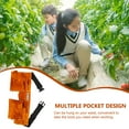 thumbnail image 3 of Sac Banane Multifonction pour Jardin d'Enfants, Sac d'Outils de Jardin Portable, Sac Banane Résistant à l'Usure pour Outils de Réparation (Jaune Pâle), 3 of 9