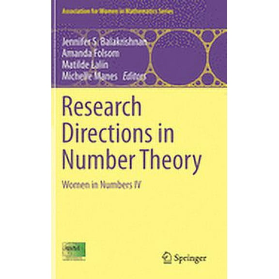 Association for Women in Mathematics Research Directions in Number Theory: Women in Numbers IV, Book 19, (Hardcover)