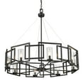 thumbnail image 4 of Golden Lighting 6068-8 BCB Marco 8-Light Chandelier in Brushed Champagne Bronze with Clear Glass, 4 of 7