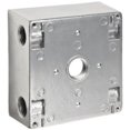 thumbnail image 1 of Morris Products 36250 Weatherproof Boxes - Two Gang 30.5 Cubic Inch Capacity - 5 Outlet Holes 0.5 In. Gray, 1 of 1