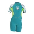 thumbnail image 4 of Combinaison de Plongée pour Enfants Natation Entraînement Surf Bateau Shorty Combinaison pour Enfants Vert TG, 4 of 8