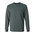 thumbnail image 2 of Mens Plain Crew Neck Ultra Cotton Long Sleeve T-Shirt, 2 of 5